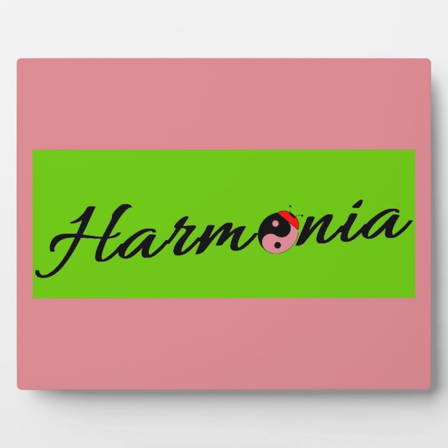 Coccinelle Harmonia zen Plaque (Front)
