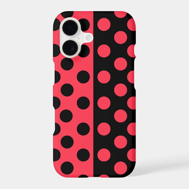Coccinelle Points Rouges Noirs (Verso)