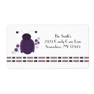 Coccinelle Violette Fantaisiste