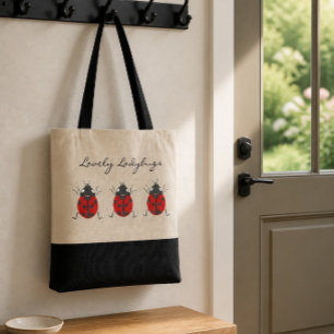 Coccinelles Sac fourre-tout trio de coccinelles