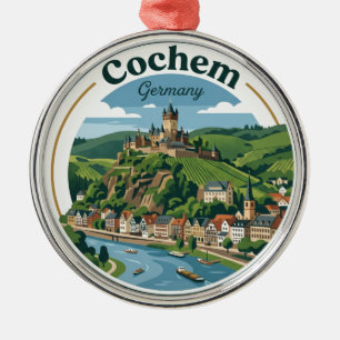 Cochem Germany Metal Ornament