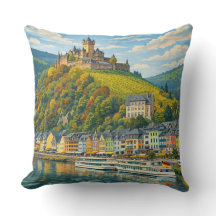 Cochem Germany Vintage Travel Art