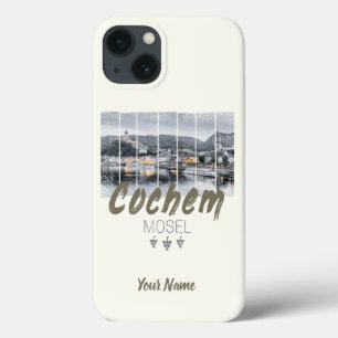 Cochem on the Moselle Germany Vintage Souvenir iPhone 13 Case