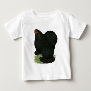Cochin: Black Hen Baby T-Shirt