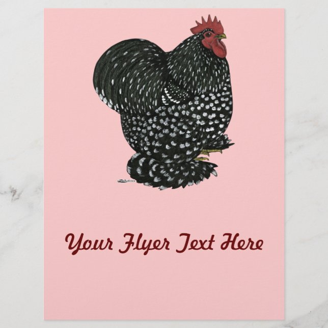 Cochin:  Black Mottle Flyer (Front)