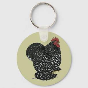 Cochin:  Black Mottle Keychain