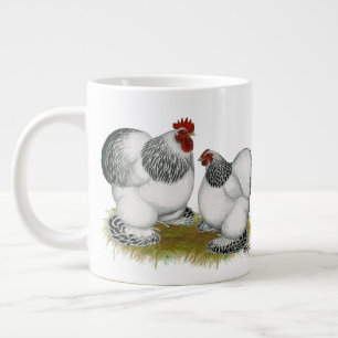 Cochin Columbian Bantams Large Coffee Mug