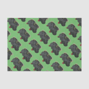 Cochin Mottled Chickens Tissue Paper