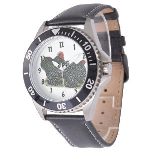 Cochin Mottled Chickens Watch