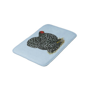 Cochin Mottled Hen Bath Mat