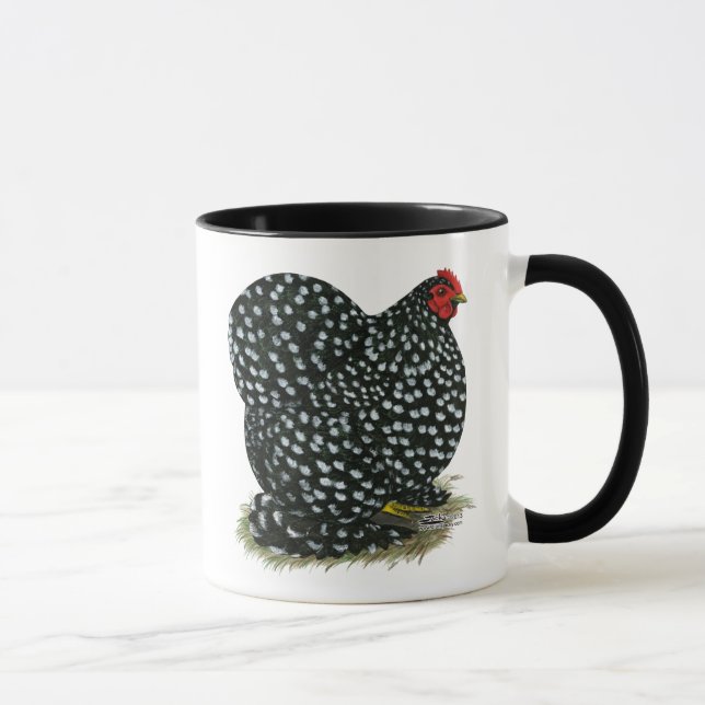 Cochin Mottled Hen Mug (Right)