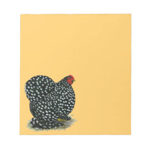 Cochin Mottled Hen Notepad