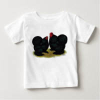 Cochins Black Bantam Pair