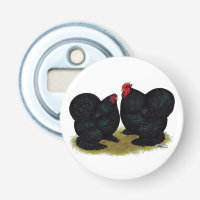 Cochins Black Bantam Pair
