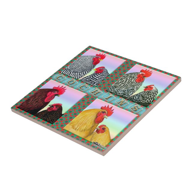 Cochins Four Colours Tile (Side)