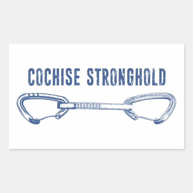 Cochise Stronghold Arizona Climbing Quickdraw Sticker (Front)