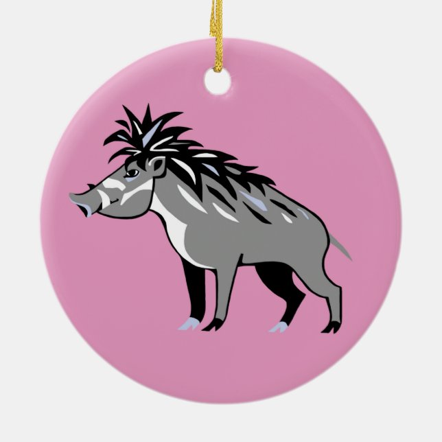 Cochon - ornement céramique (Dos)