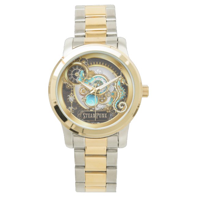 cochons steampunk et montre hippique (devant)