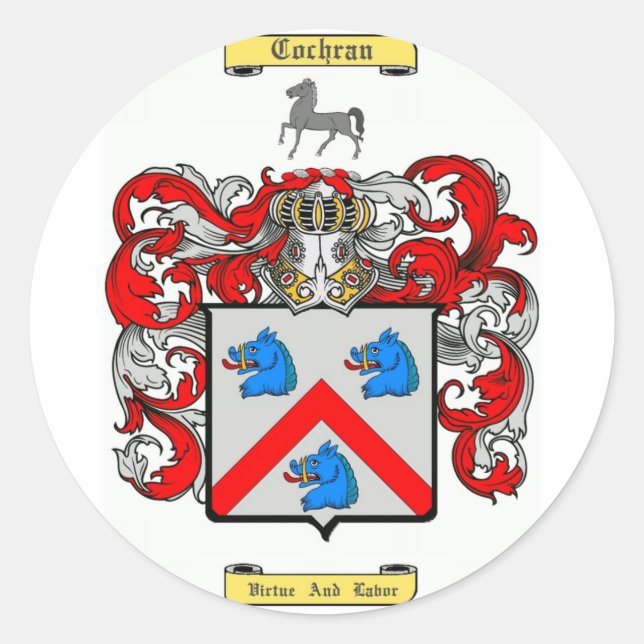 cochran classic round sticker (Front)