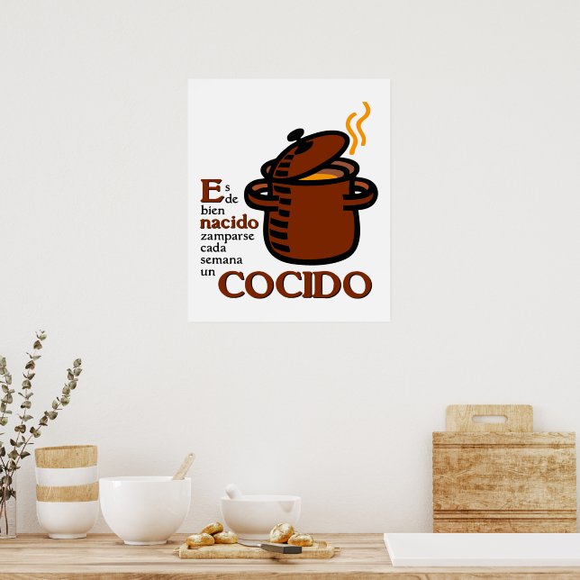 Cocido Poster (Kitchen)