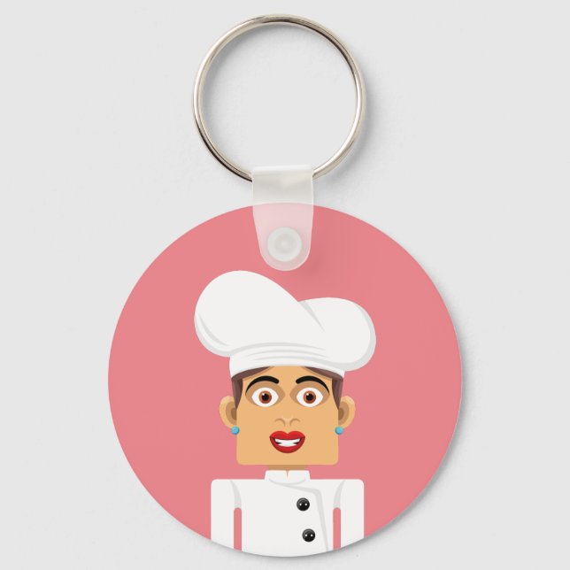 Cocinera Keychain (Front)
