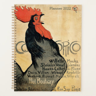Cock-a-Doodle Doo, Rooster, Chicken, Poster Art Planner