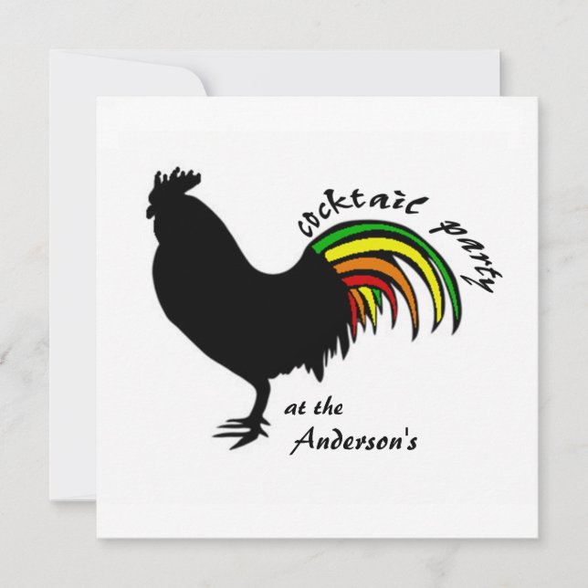 Cock-Tail Party Invitation (Front)