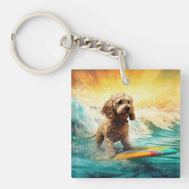 Cockapoo Beach Surf Paining (Devant)