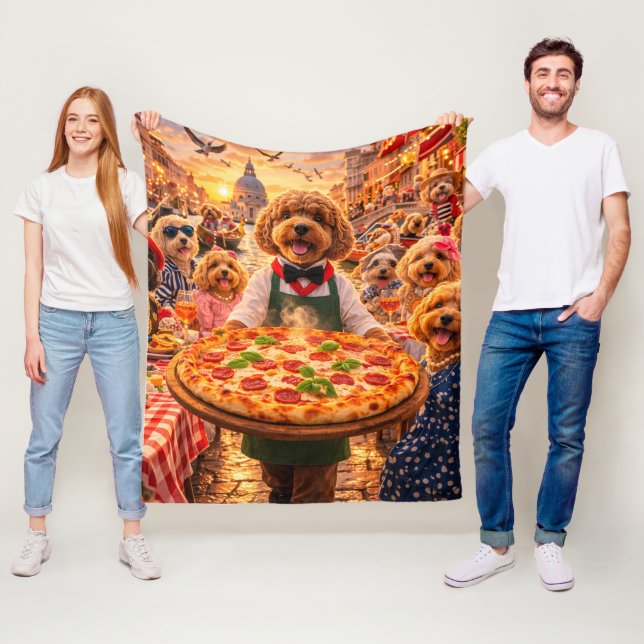 Cockapoo Blanket | Cute Dog Lover Throw gift (In Situ)