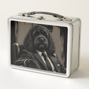 Cockapoo Boss Dog Lunchbox – Vintage Style