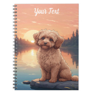 Cockapoo by Lake Notebook