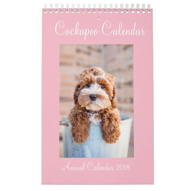 Cockapoo Calendar 2018 (Cover)