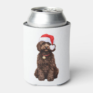 Cockapoo Christmas   Can Cooler