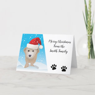 Cockapoo Christmas card