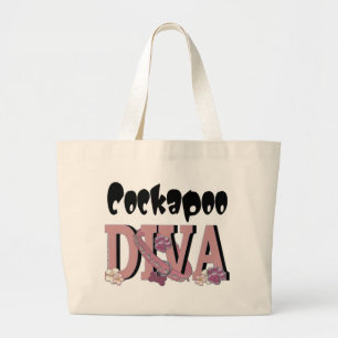 Cockapoo DIVA Large Tote Bag