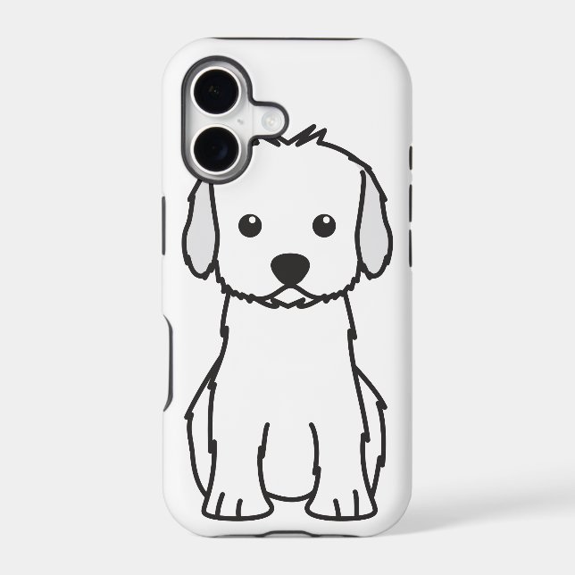 Cockapoo Dog Cartoon (Back)