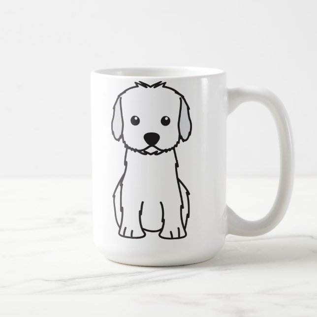 Cockapoo Dog Cartoon Coffee Mug (Right)
