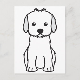 Cockapoo Dog Cartoon Postcard