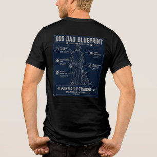Cockapoo Dog Dad Blueprint T-Shirt Tri-Blend Shirt