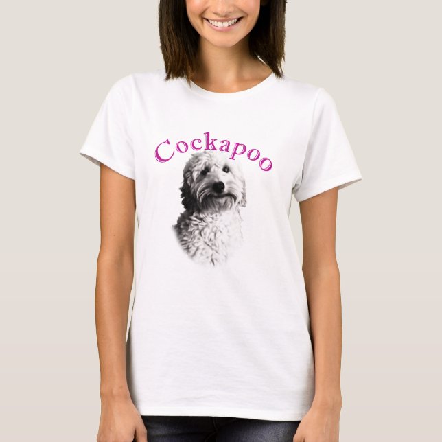 Cockapoo Dog T-Shirt (Front)