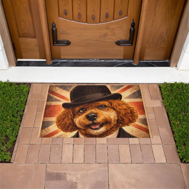 Cockapoo Door Mat Dog Lover Welcome Mat (Outdoor)