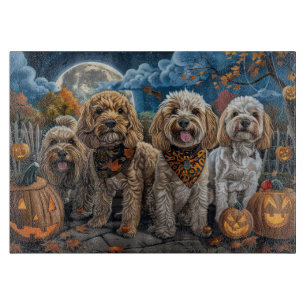 Cockapoo Halloween Spooky Cutting Board
