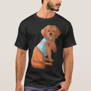 Cockapoo I Love Mom Tattoo Dog Funny Mother's Day T-Shirt