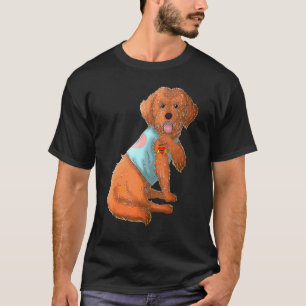 Cockapoo I Love Mom Tattoo Dog   Mother's Day T-Shirt