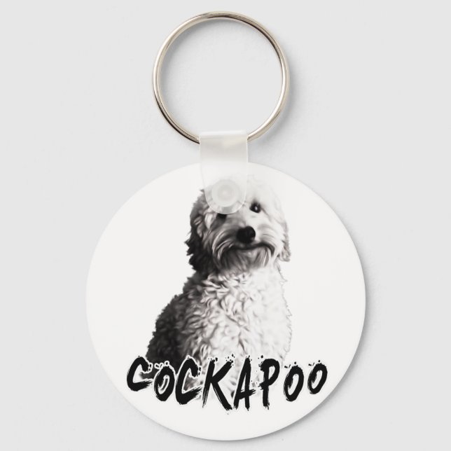 Cockapoo Keychain (Front)
