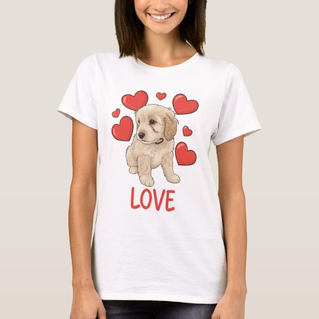 Cockapoo Love T-Shirt (Front)