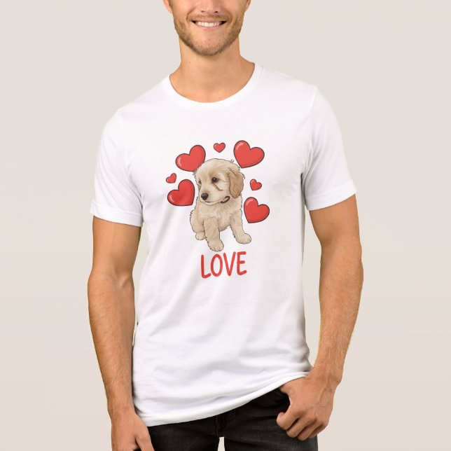 Cockapoo Love Tri-Blend Shirt (Front)