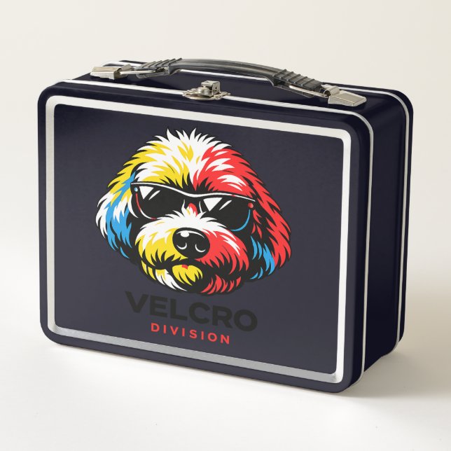 Cockapoo Lunchbox Colourful Dog Gift (Devant)