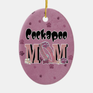 Cockapoo MOM Ceramic Ornament
