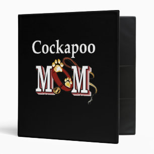 Cockapoo Mom Gifts Binder